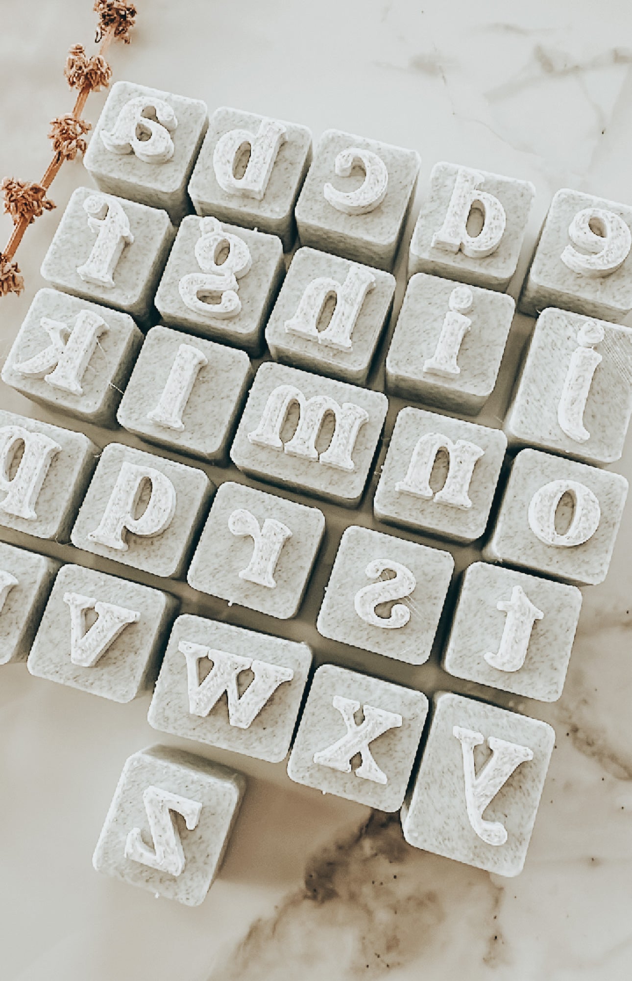 Boho Letter Stamps - 0.50"