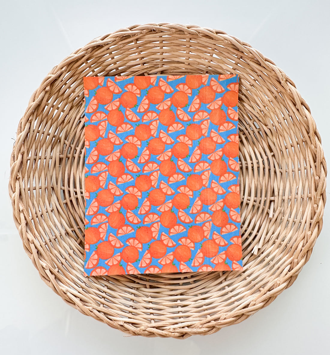 Summer 21 Bright Orange Slice Transfer Paper
