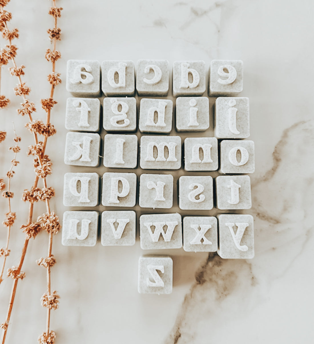 Boho Letter Stamps - 0.50"