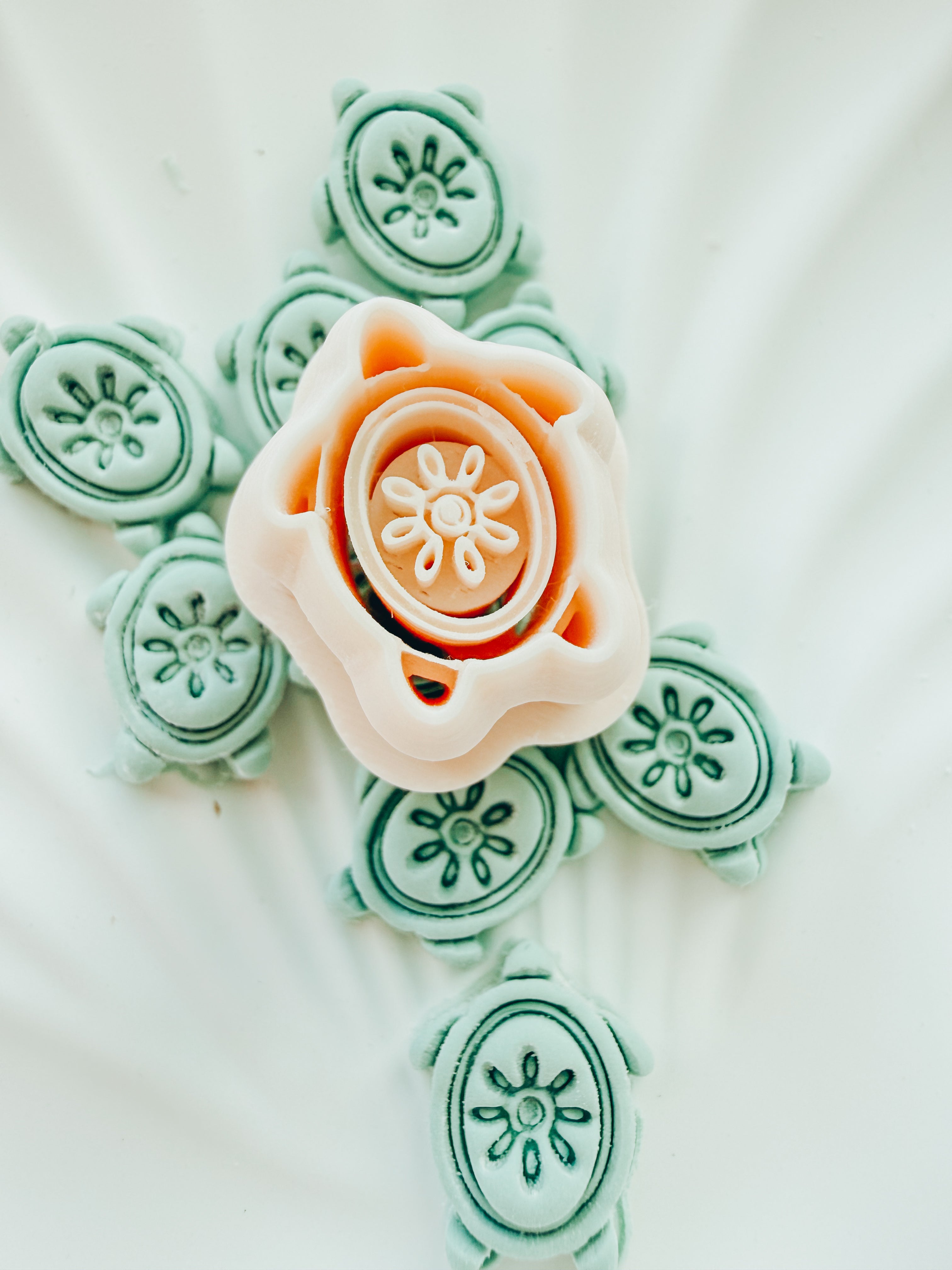 Sun Turtle Clay Charm Cutter