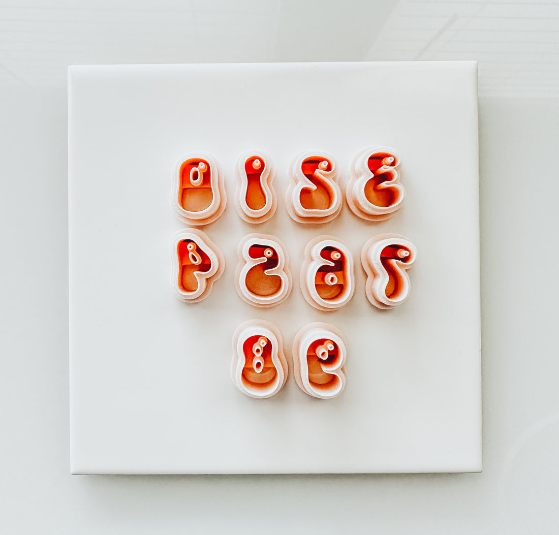 Bubble Number Clay Cutter