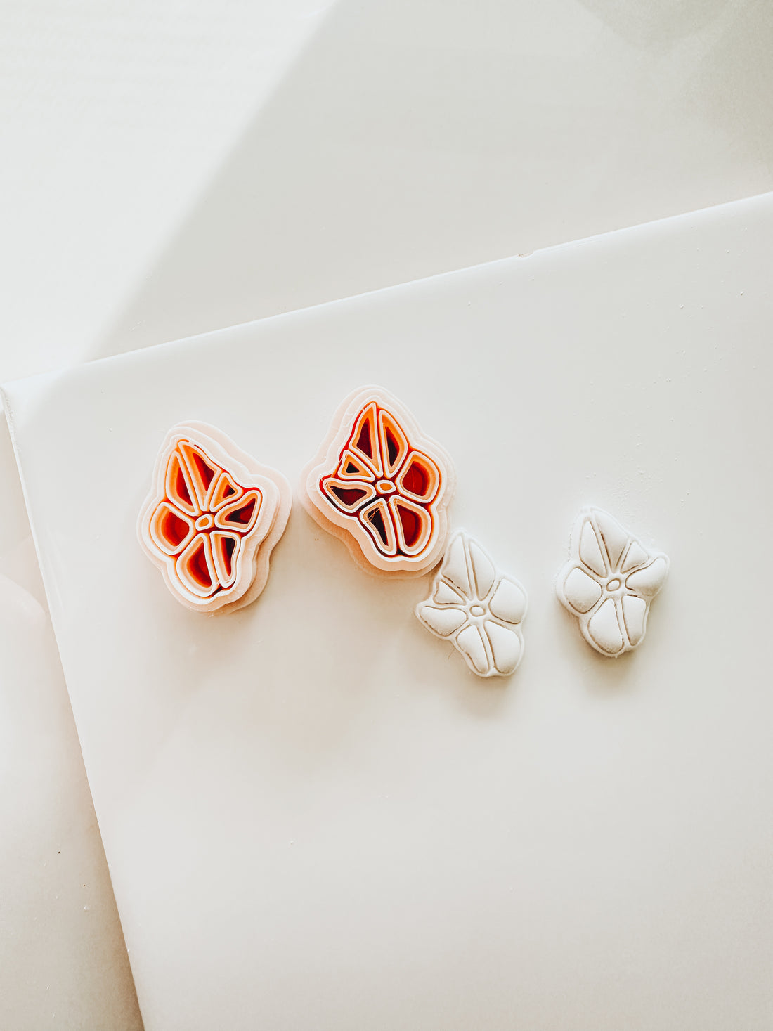 Apricot Matisse Mirrored Two Piece Clay Cutter Set