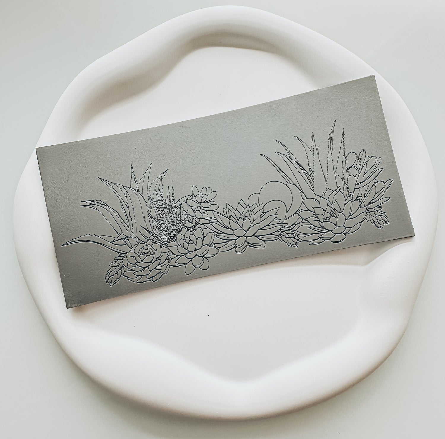 Wide Succulent Texture Mat - Fine Line Succulents