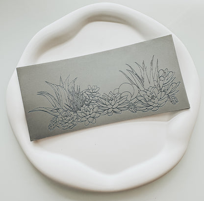 Wide Succulent Texture Mat - Fine Line Succulents