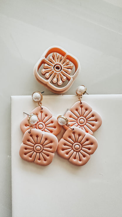 Haisley Embossed Clay Earring Cutter