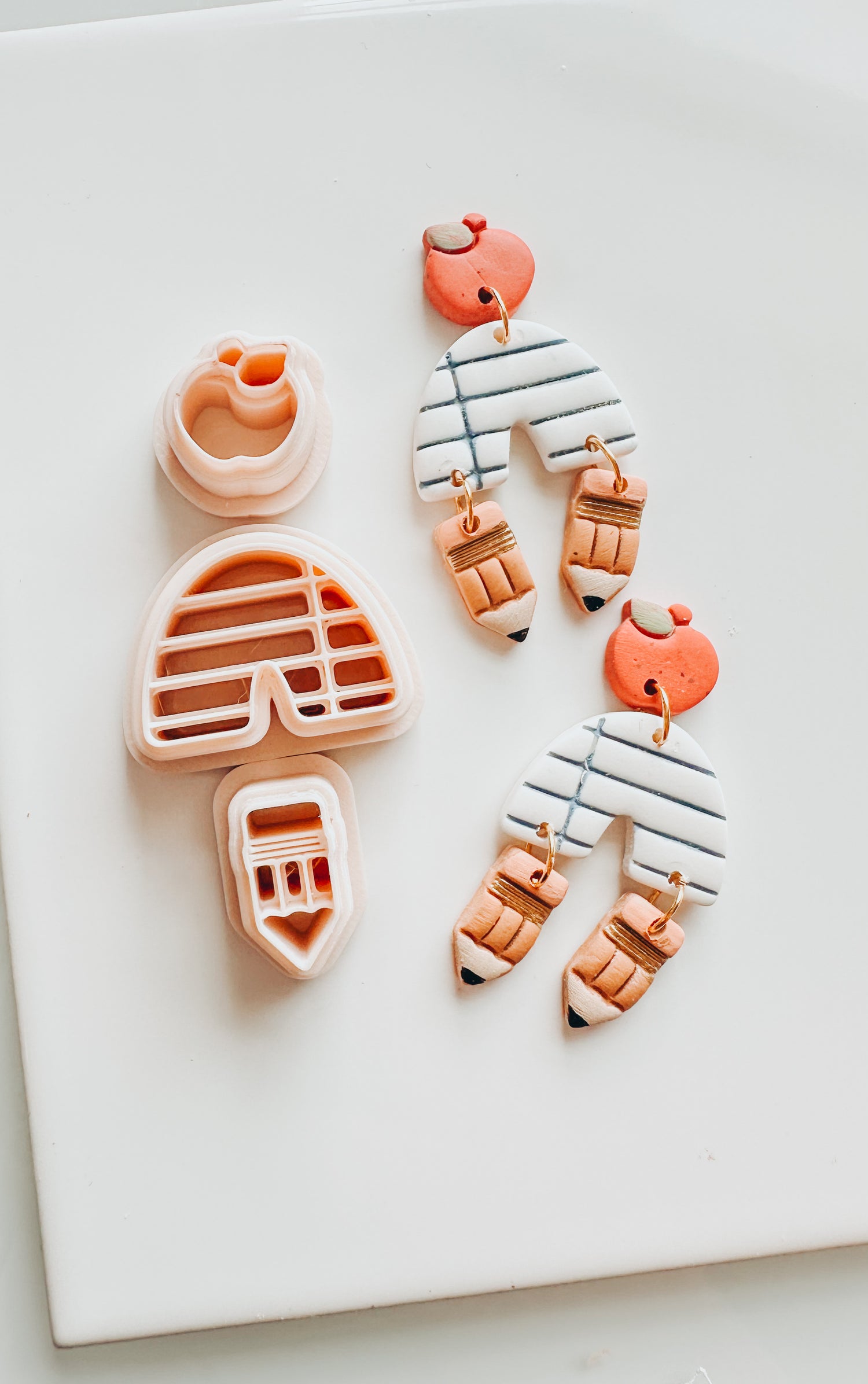 Pencil &amp; Paper Arch Set Teacher Clay Cutters