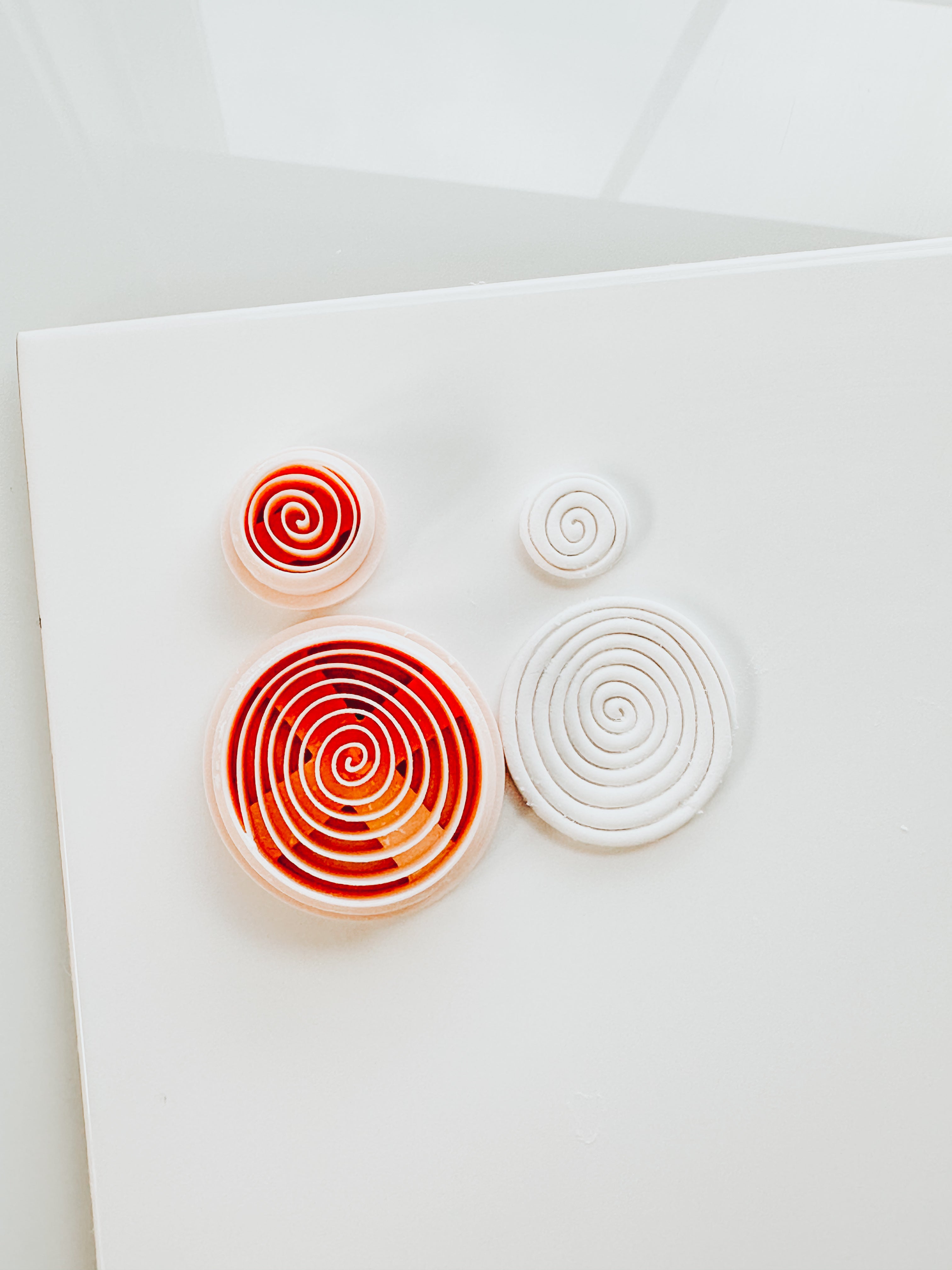 Coral Polymer Clay Earring Cutter