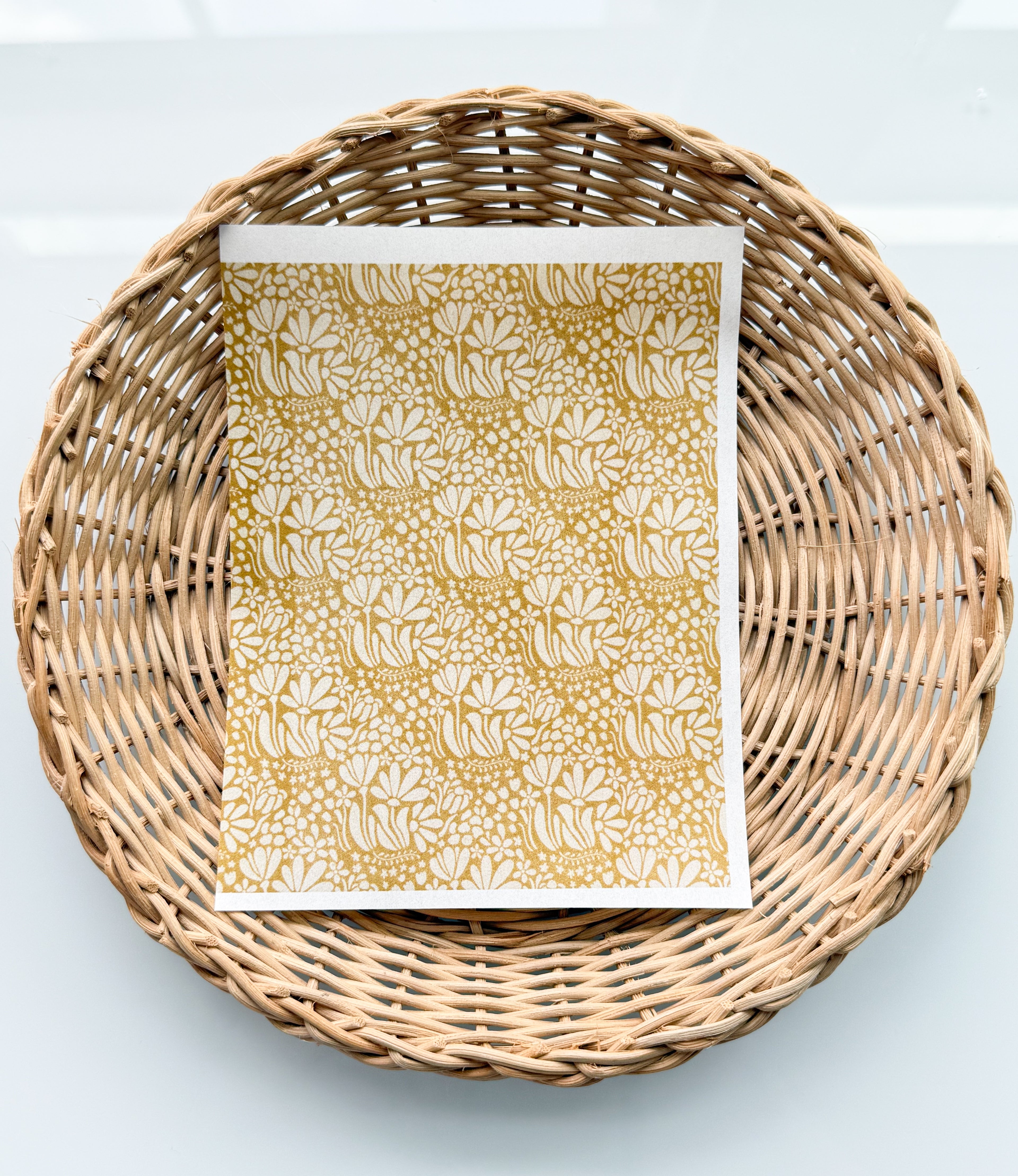 Earthy Bloom Transfer Paper