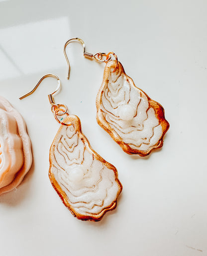 Oyster Shell Embossed Clay Cutter