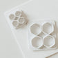 Basics Slab Clay Cutter - Soft Hexagon