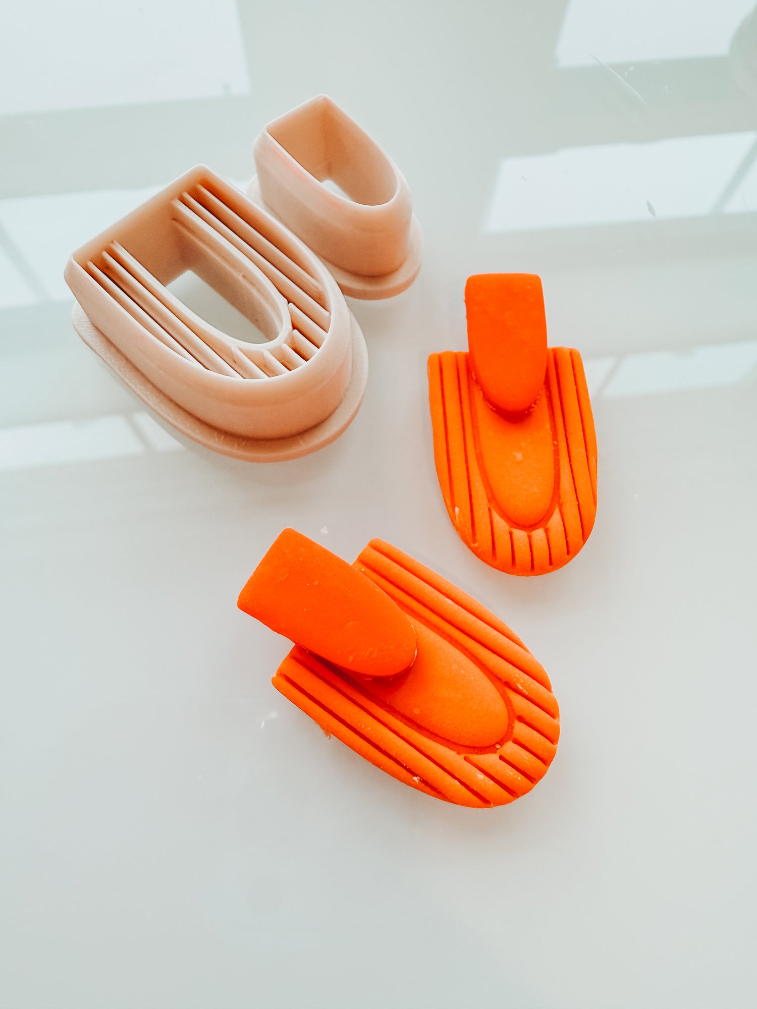 Rosie Cutout Ribbed 2 Piece Clay Earring Cutter Set