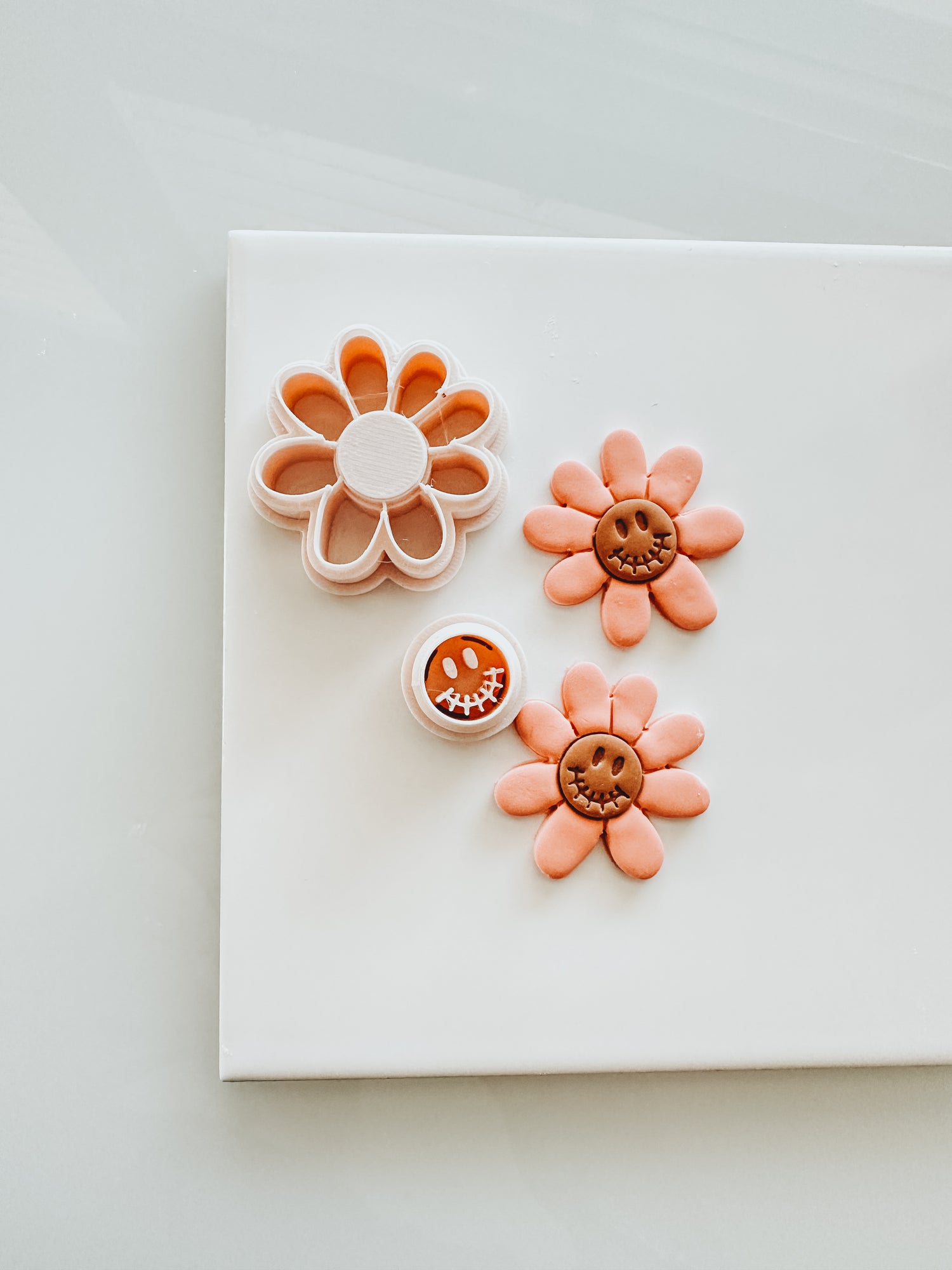 Patty x Creoclay Exclusive Retro Halloween Zombie Flower Clay Cutter Set