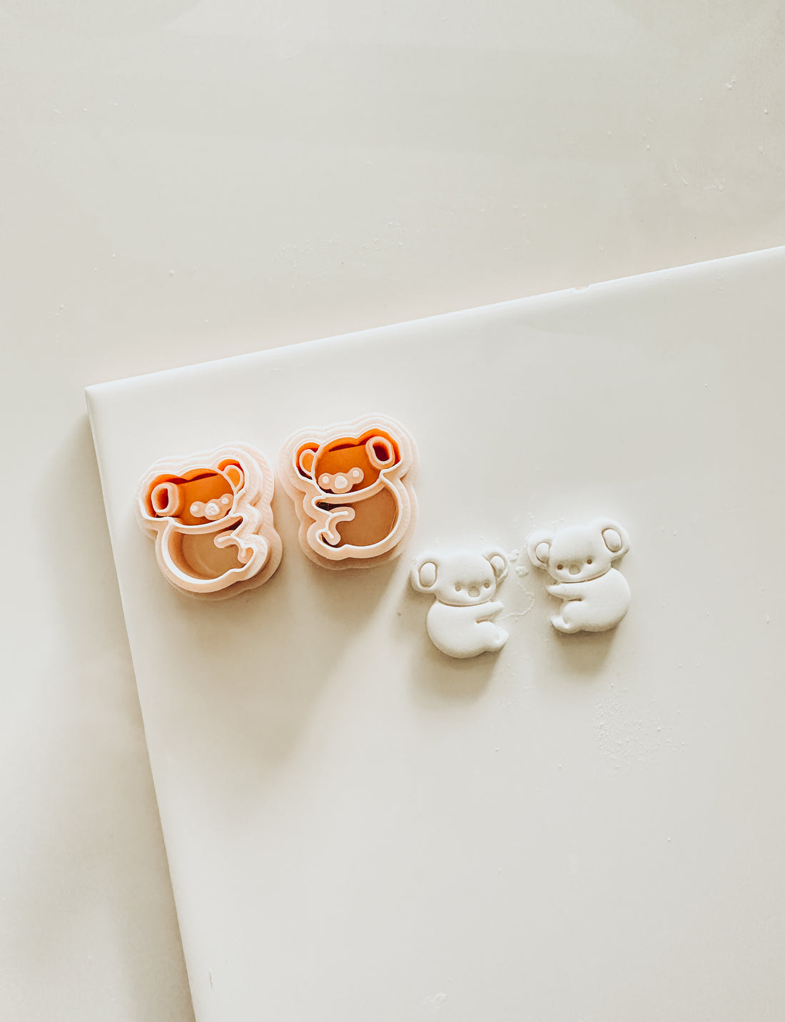 Koala Baby Embossed Mirrored Clay Cutter Set - 1.00&quot; Each