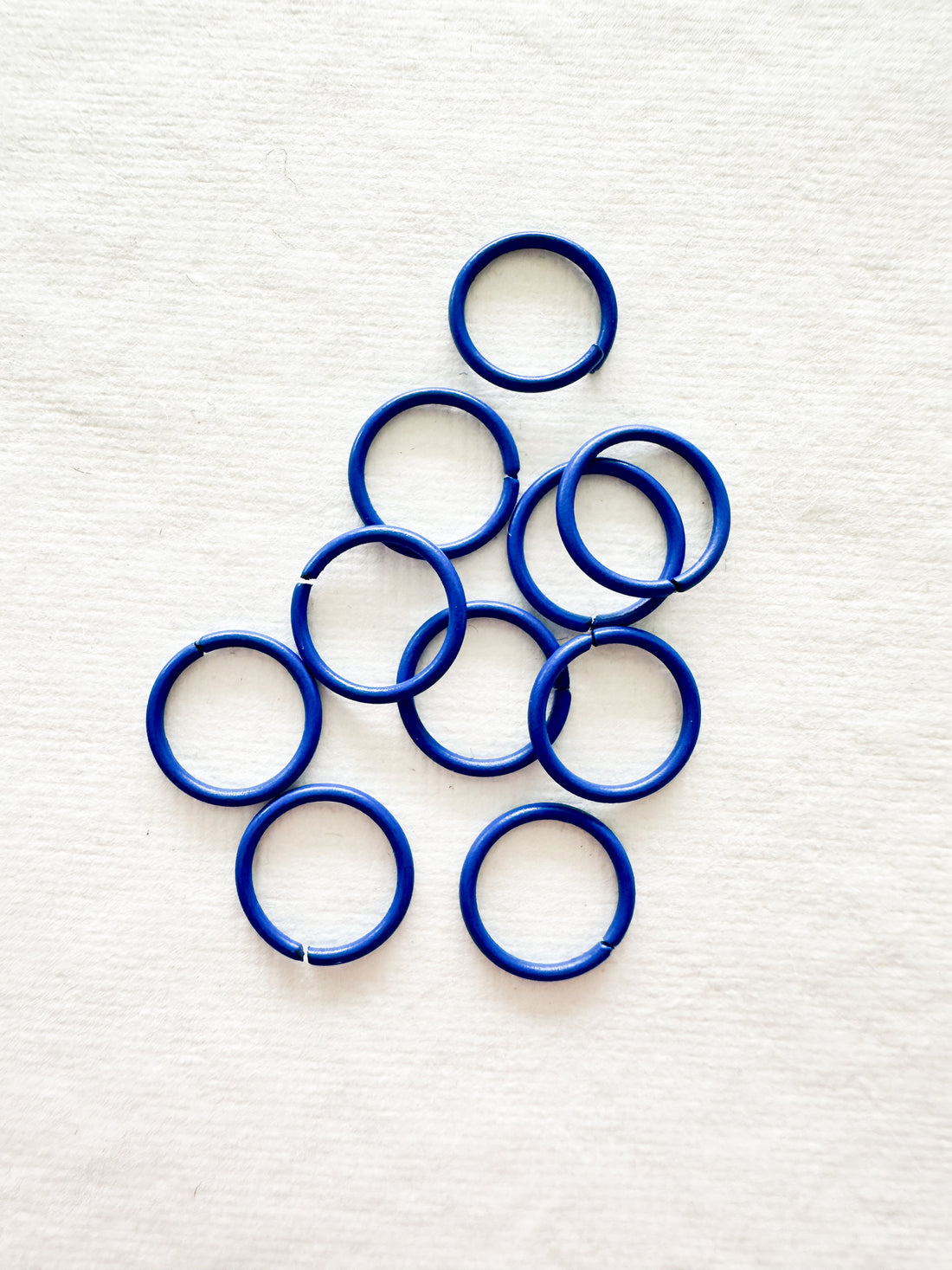 Pack of 40 - Royal Blue 10mm Jump Rings