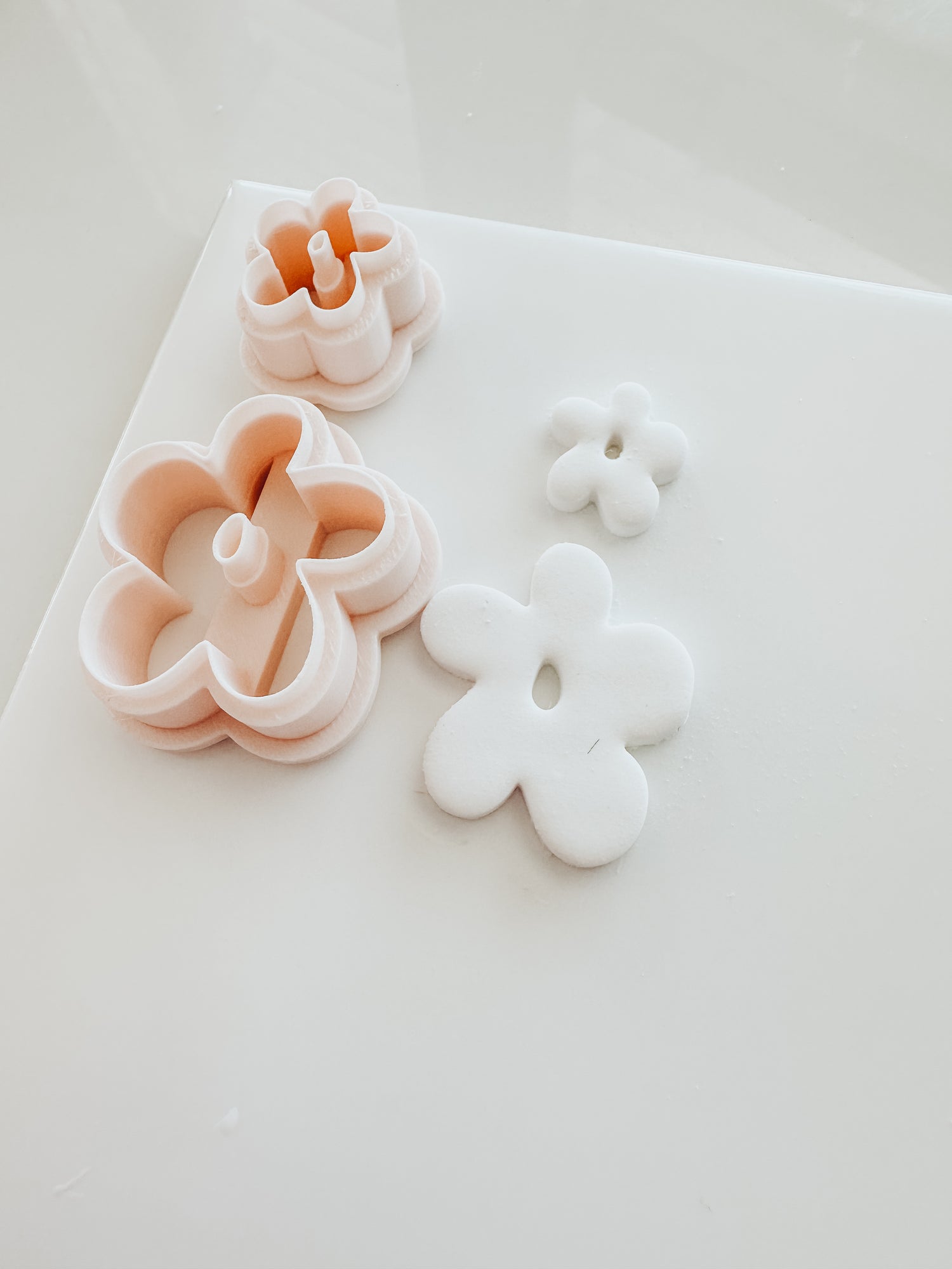 Jasmine Flower Clay Cutter 2 Piece Set