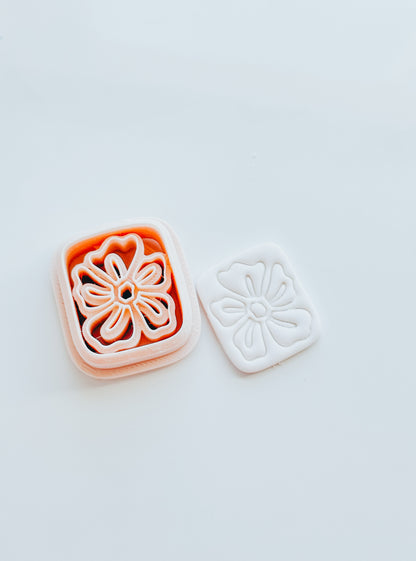 Sofia Flower Embossed Clay Cutter