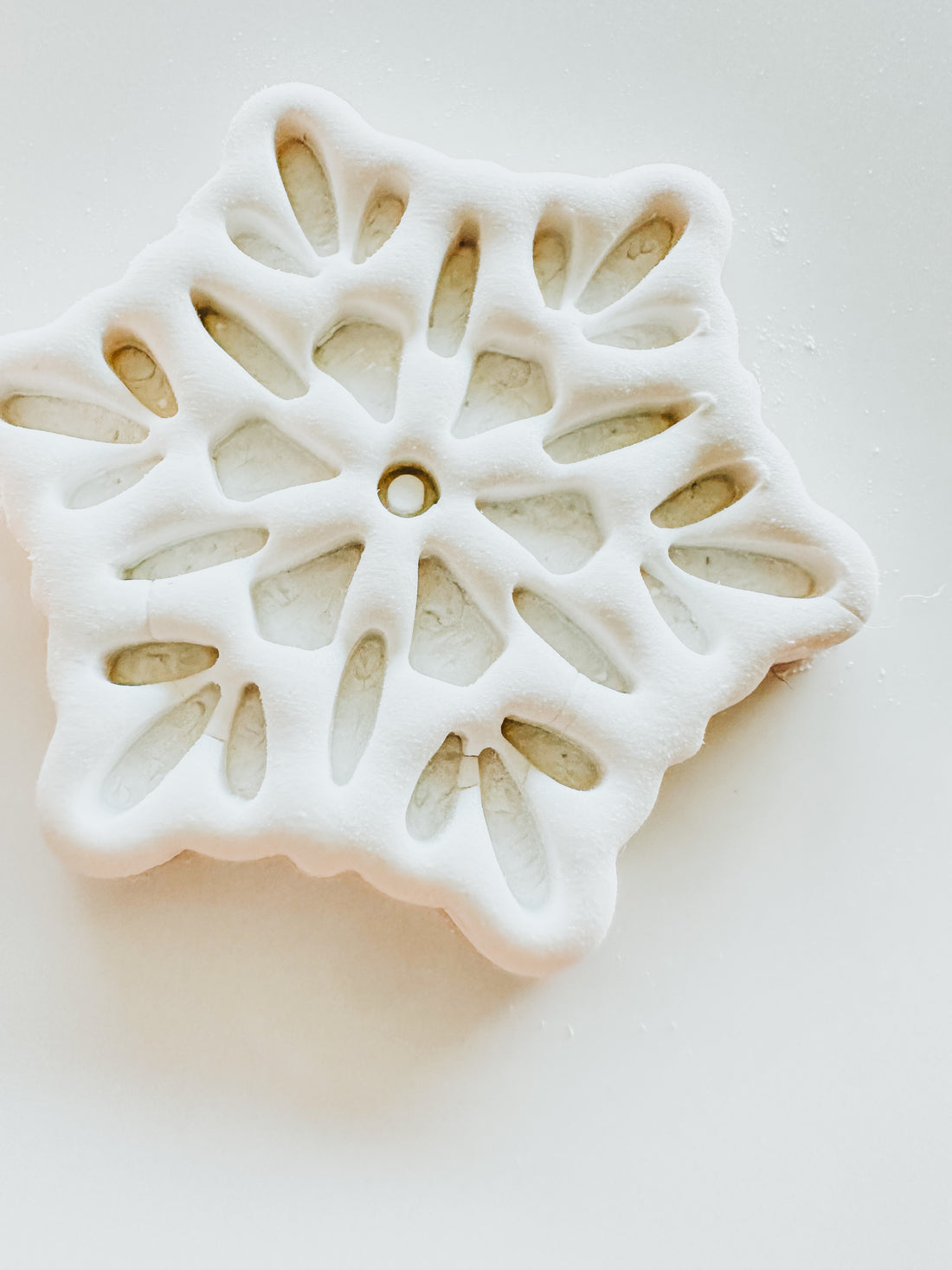 Blanca Snowflake Winter Embossed Clay Cutter (full press details)