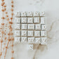 Boho Letter Stamps - 0.50"