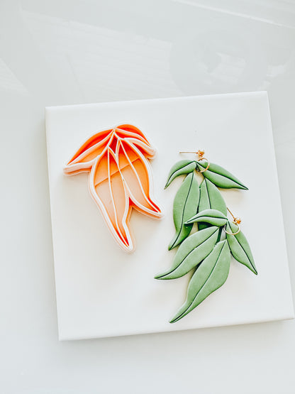 Tropical Banana Leaf Cluster Clay Cutter