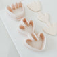 Abstract Tulip Clay Cutter 2.25”