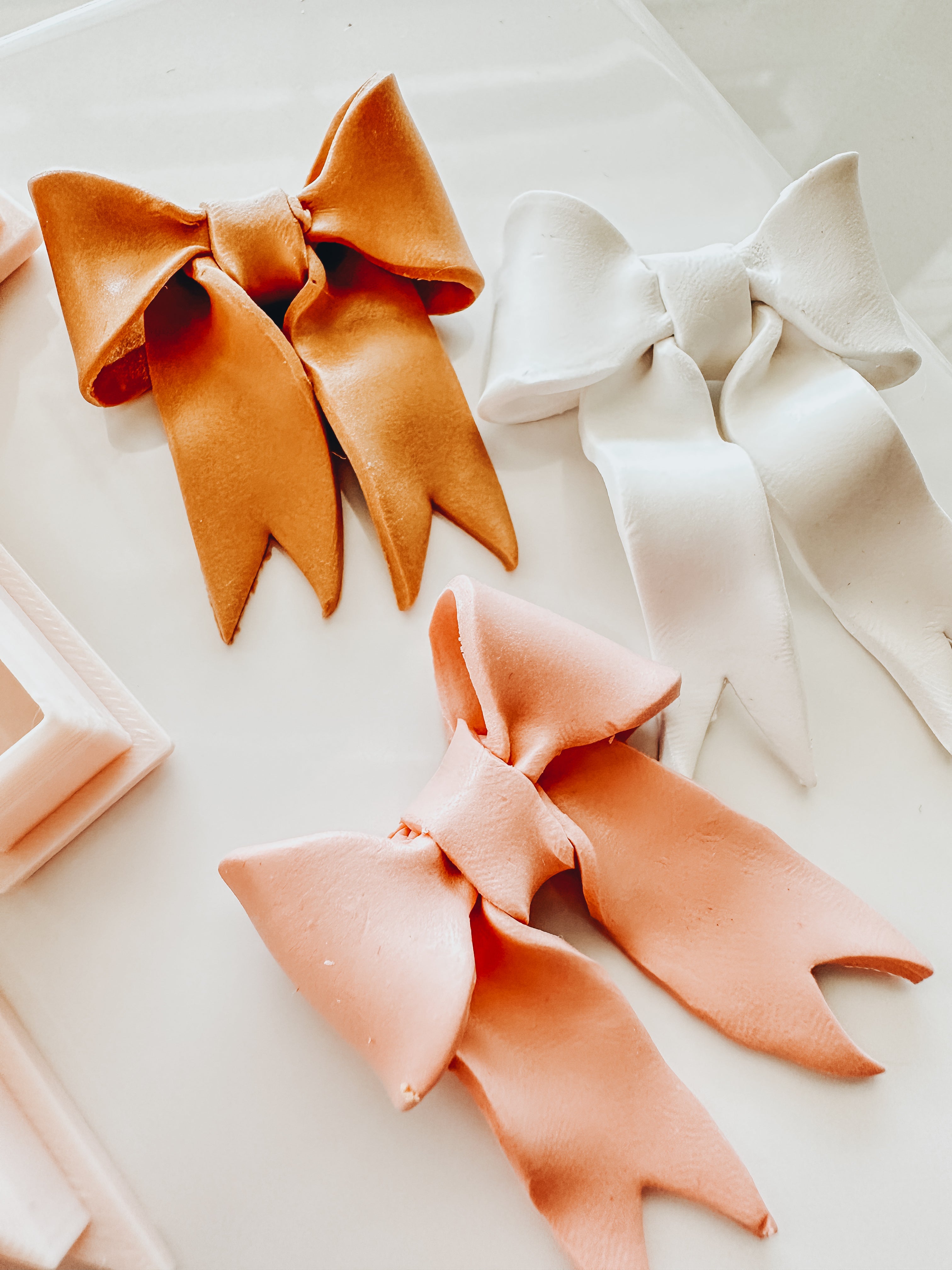 3 Piece Bow Clay Cutter Set