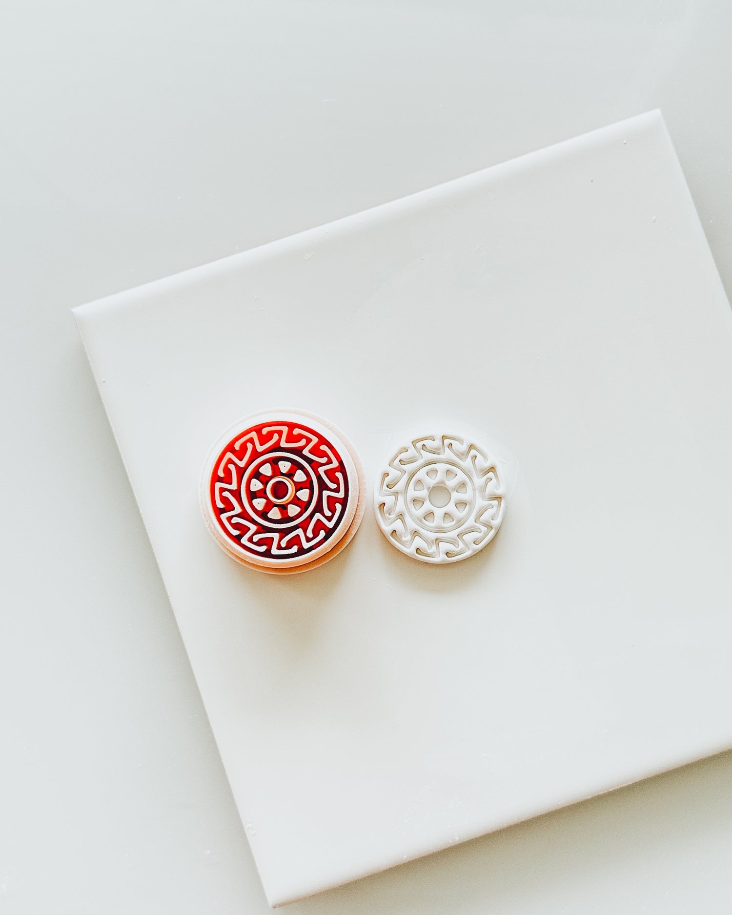 Luna Embossed Clay Earring Cutter