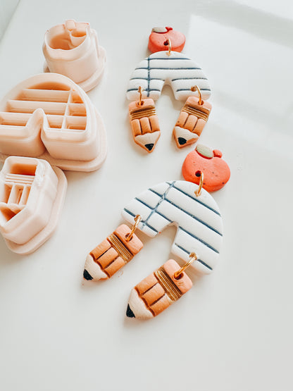 Pencil &amp; Paper Arch Set Teacher Clay Cutters