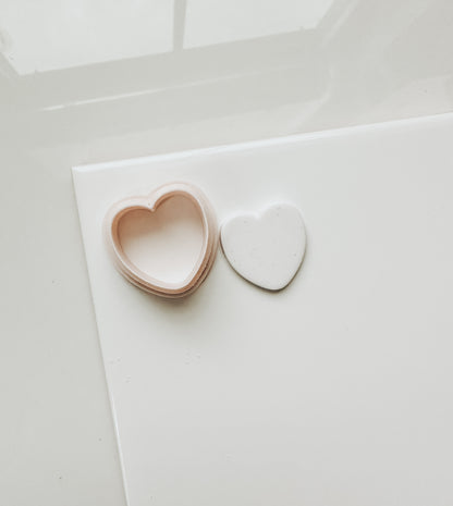 Bubble Heart Clay Cutter 1.0”
