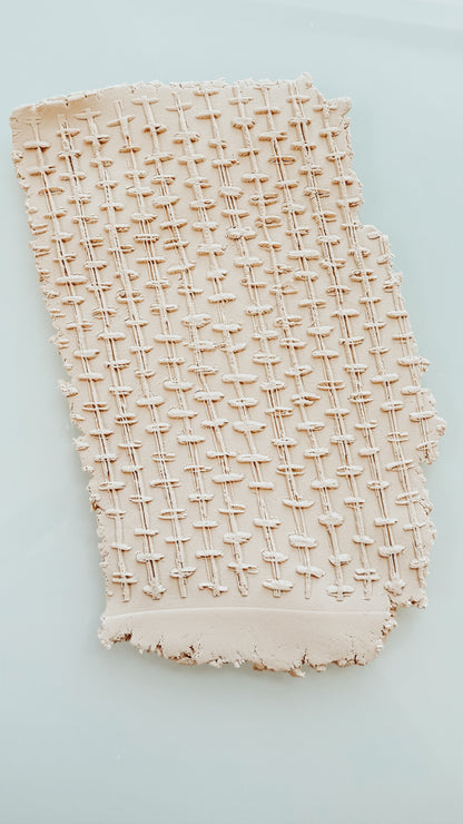 Organic Criss Cross Texture Mat