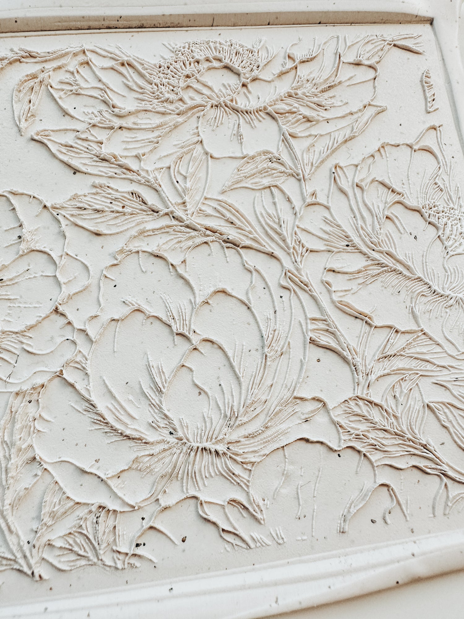 Peony Clay Texture Mat