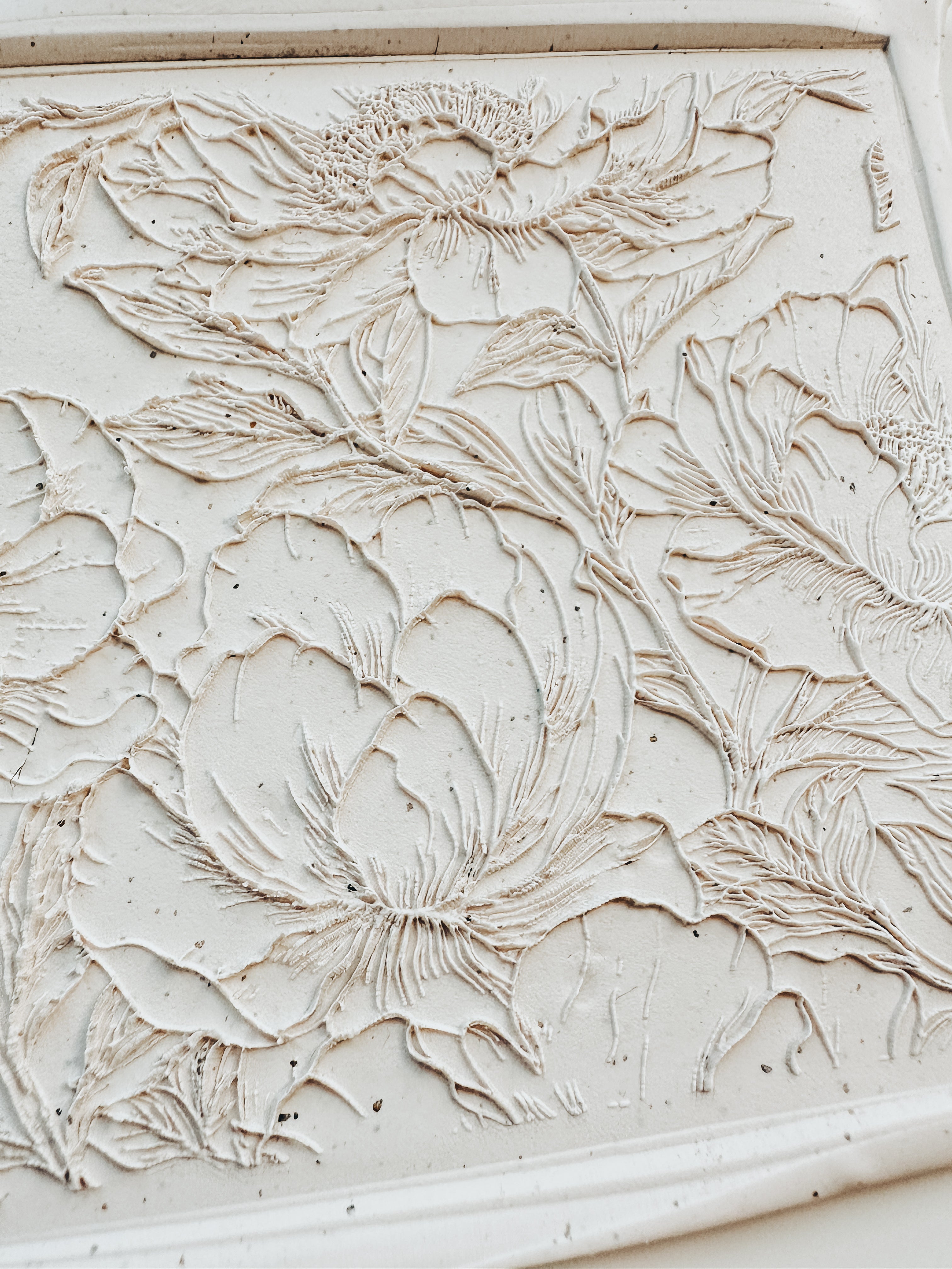 Peony Clay Texture Mat