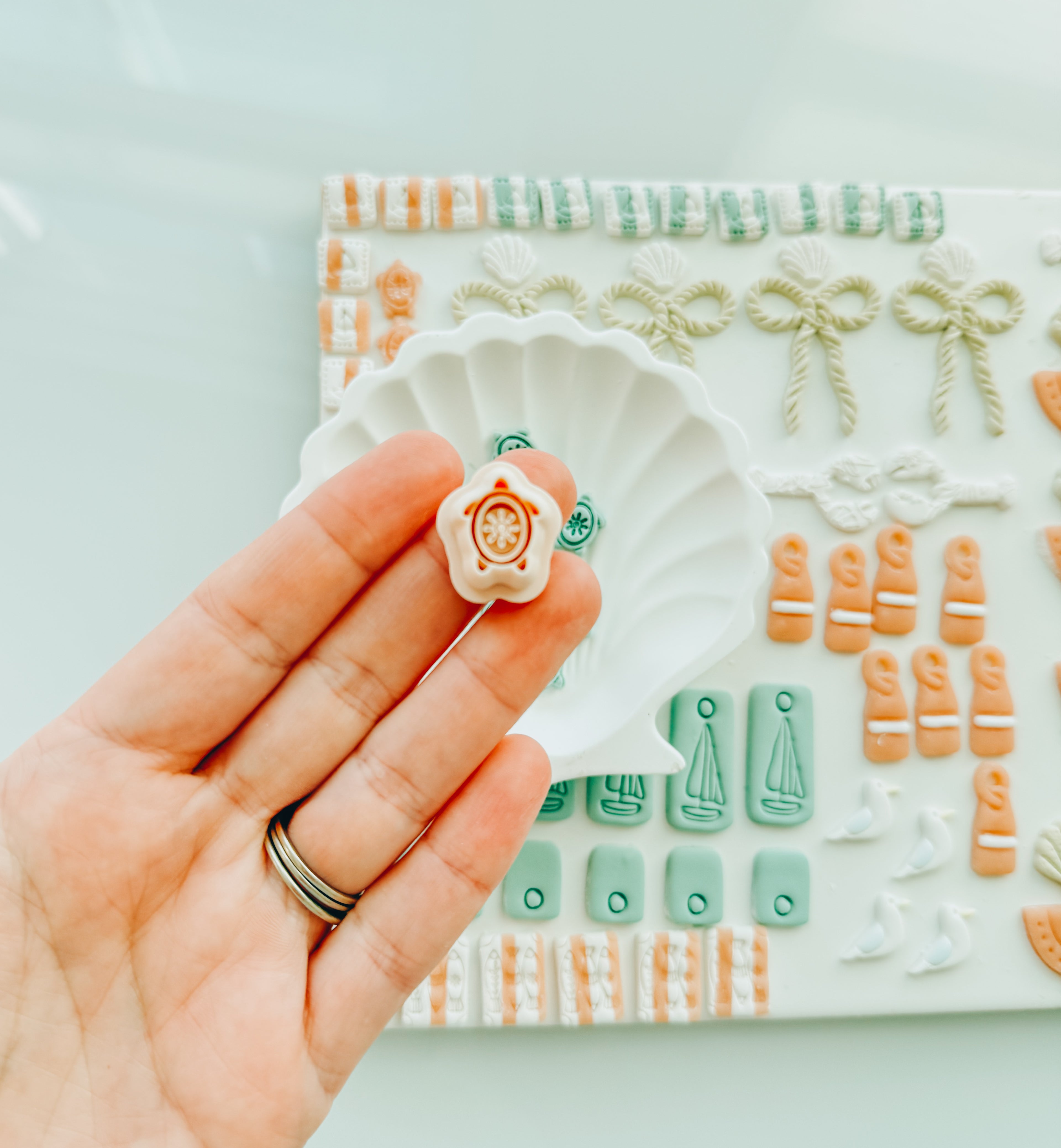 Sun Turtle Clay Charm Cutter