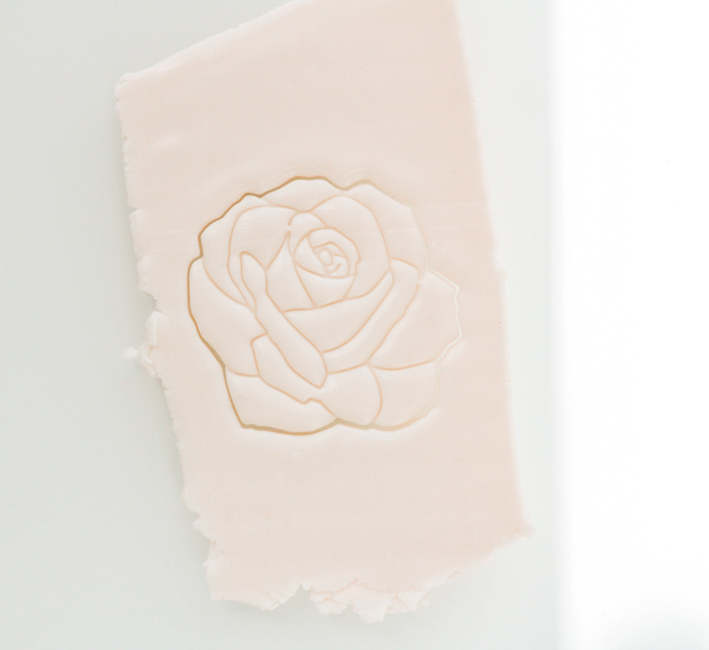 Rose June Birth Flower Clay Cutter