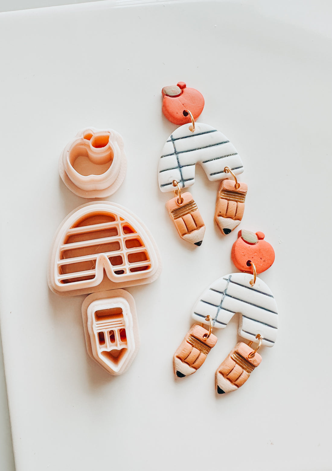 Pencil &amp; Paper Arch Set Teacher Clay Cutters