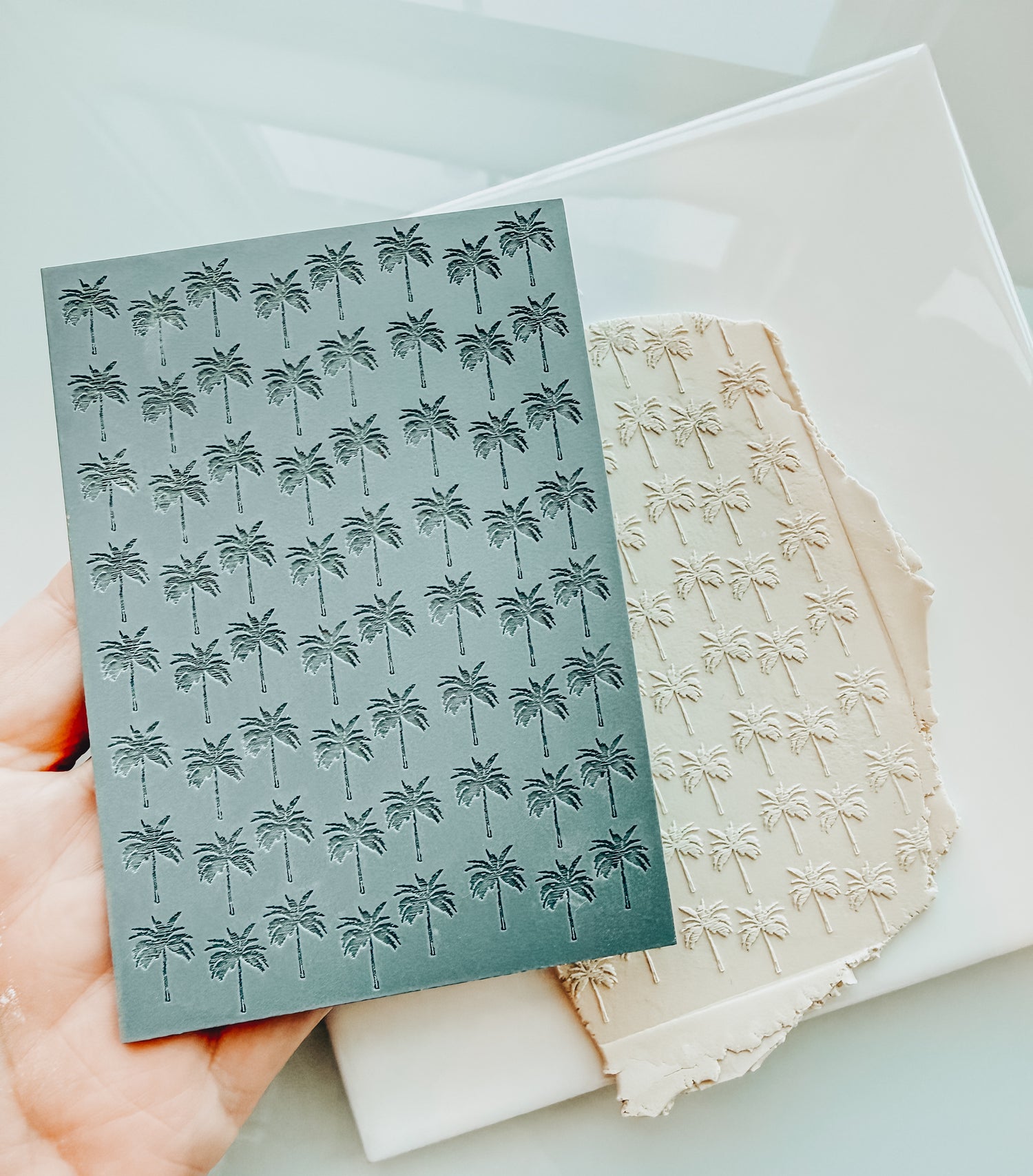 West Coast Palm Clay Texture Mat