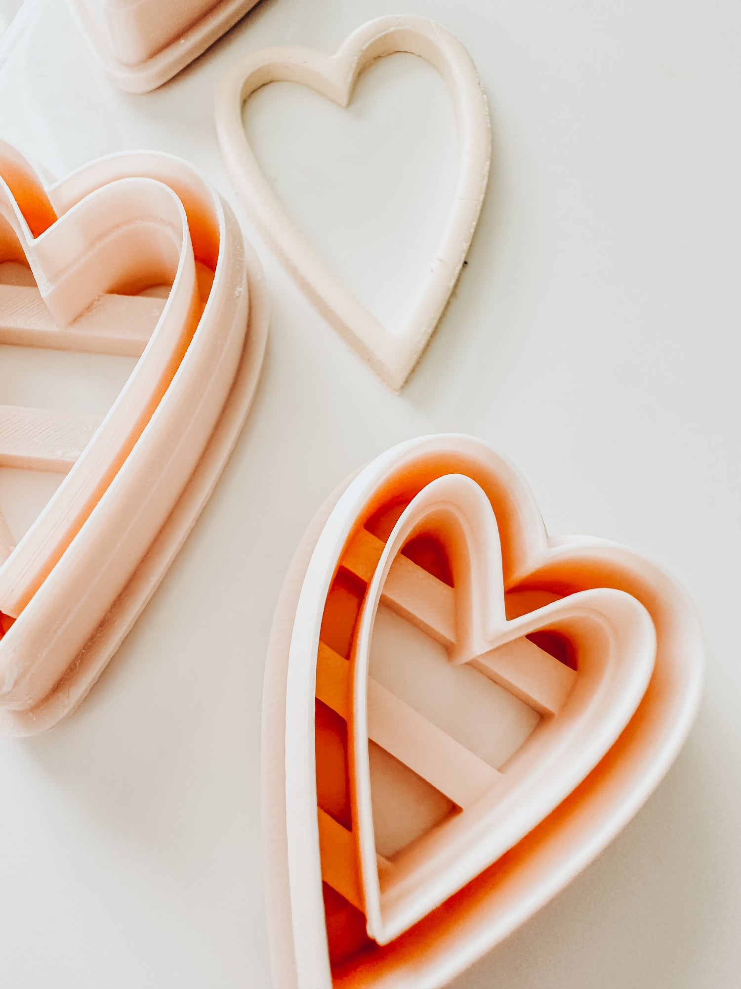 Skinny Heart Clay Cutters