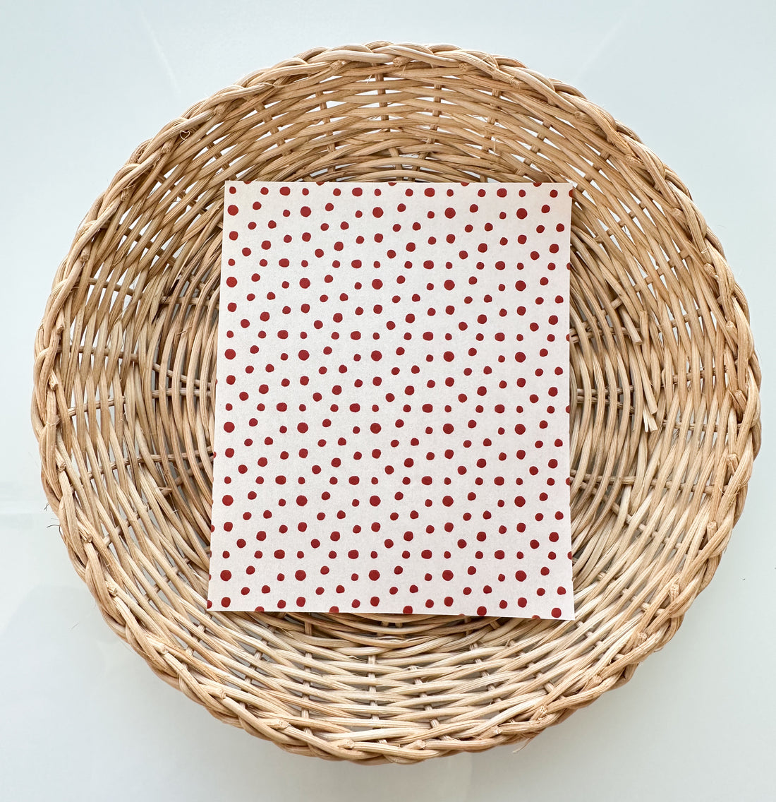 Summer 7 Red Polka Dots Transfer Paper