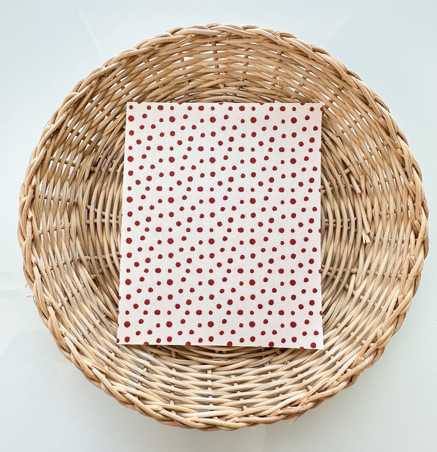 Summer 7 Red Polka Dots Transfer Paper