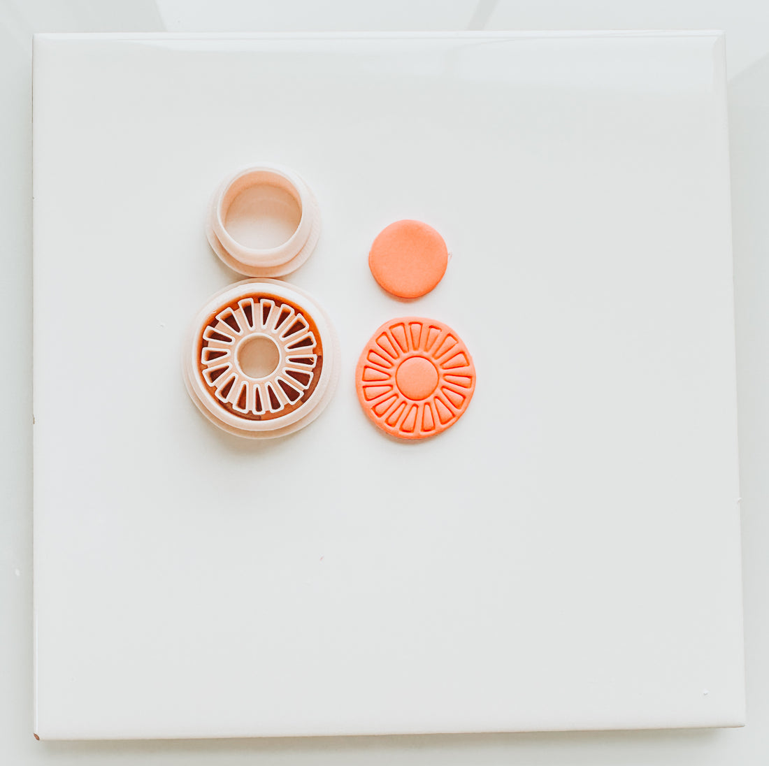 Sunny Days 1.0” 2 Piece Set Clay Cutter