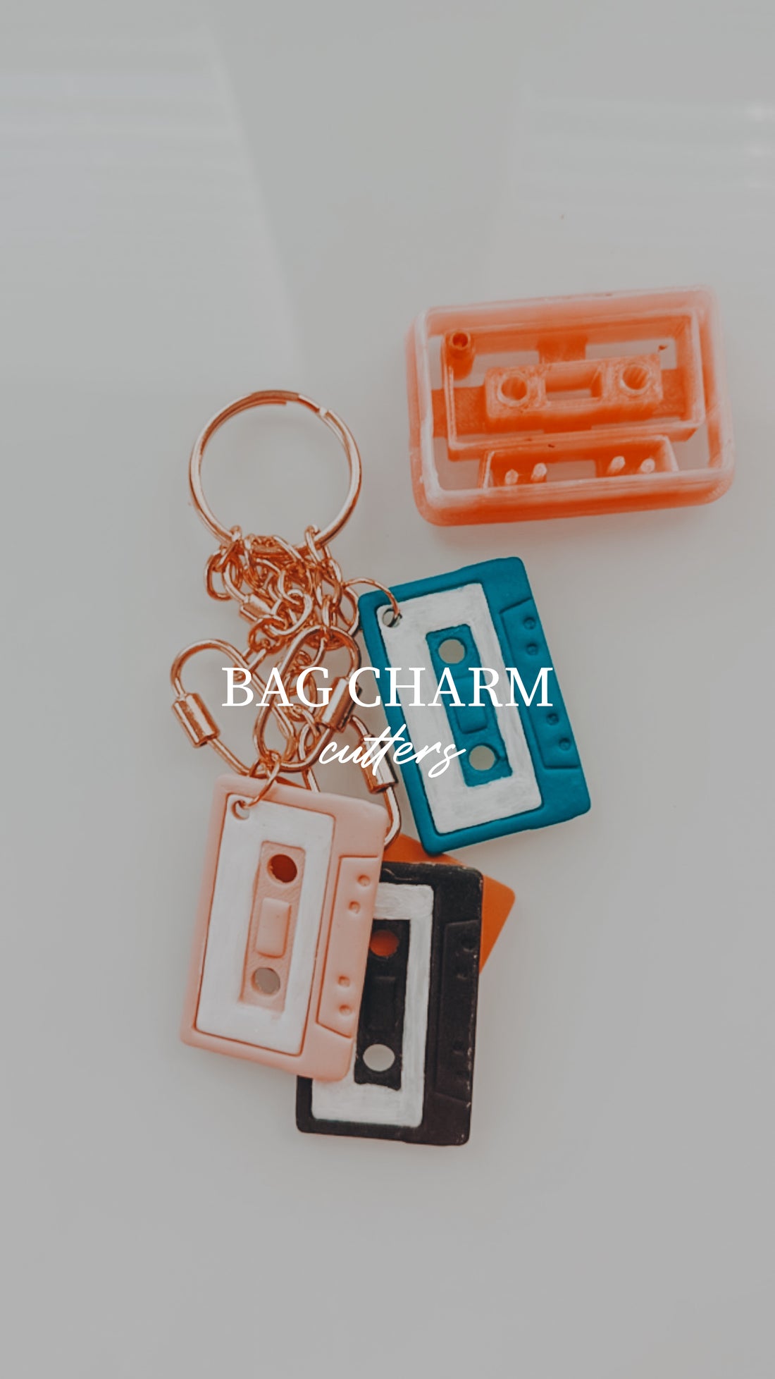 MixTape Bag Charm Clay Cutter