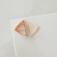 Santana Bordered Oblong Triangle Clay Cutter 1.50”