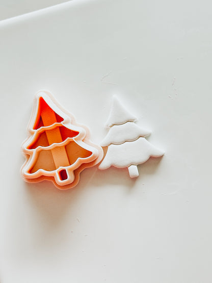 Whimsy Christmas Tree Clay Cutter