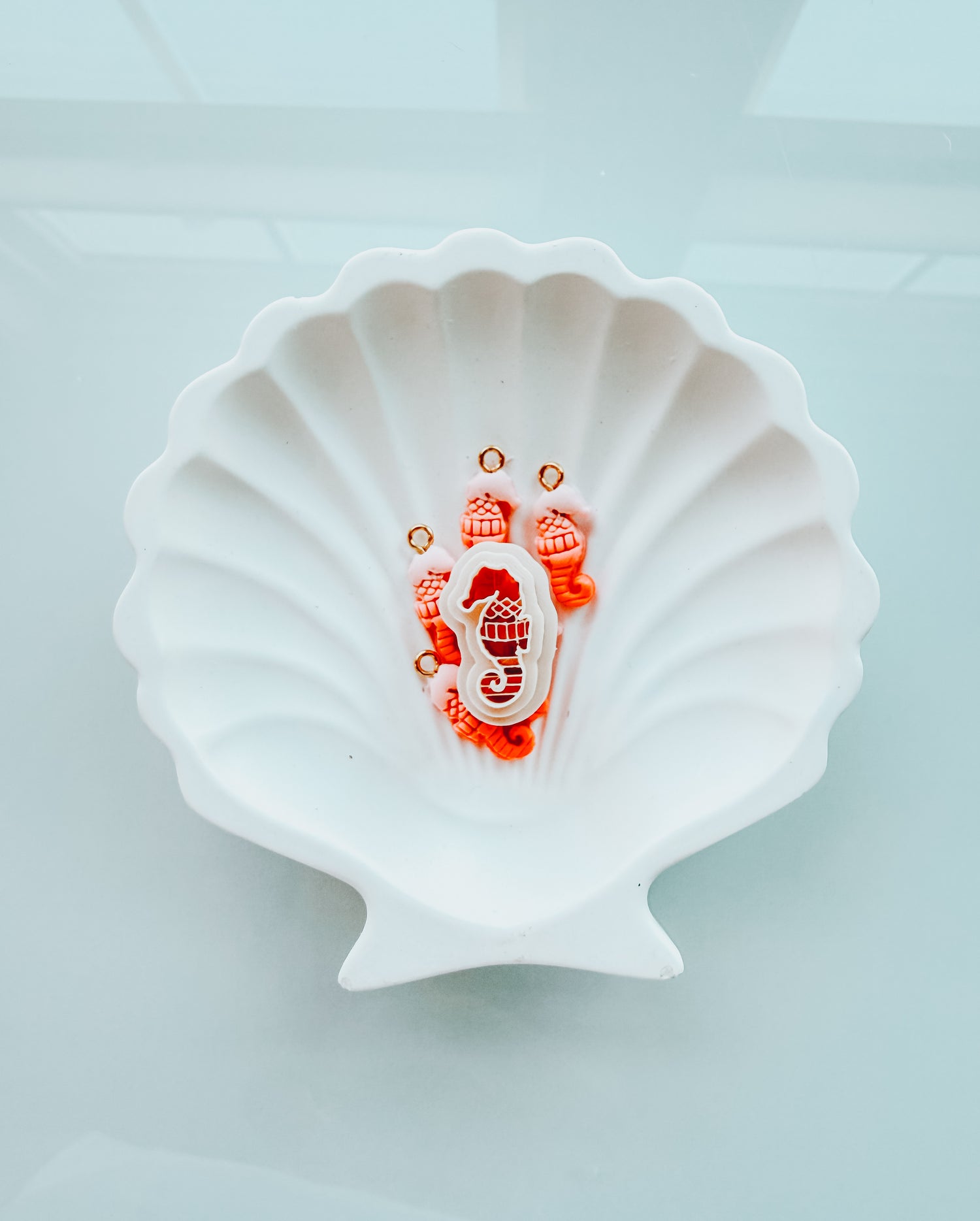 Mini Salty Seahorse Clay Charm Cutter