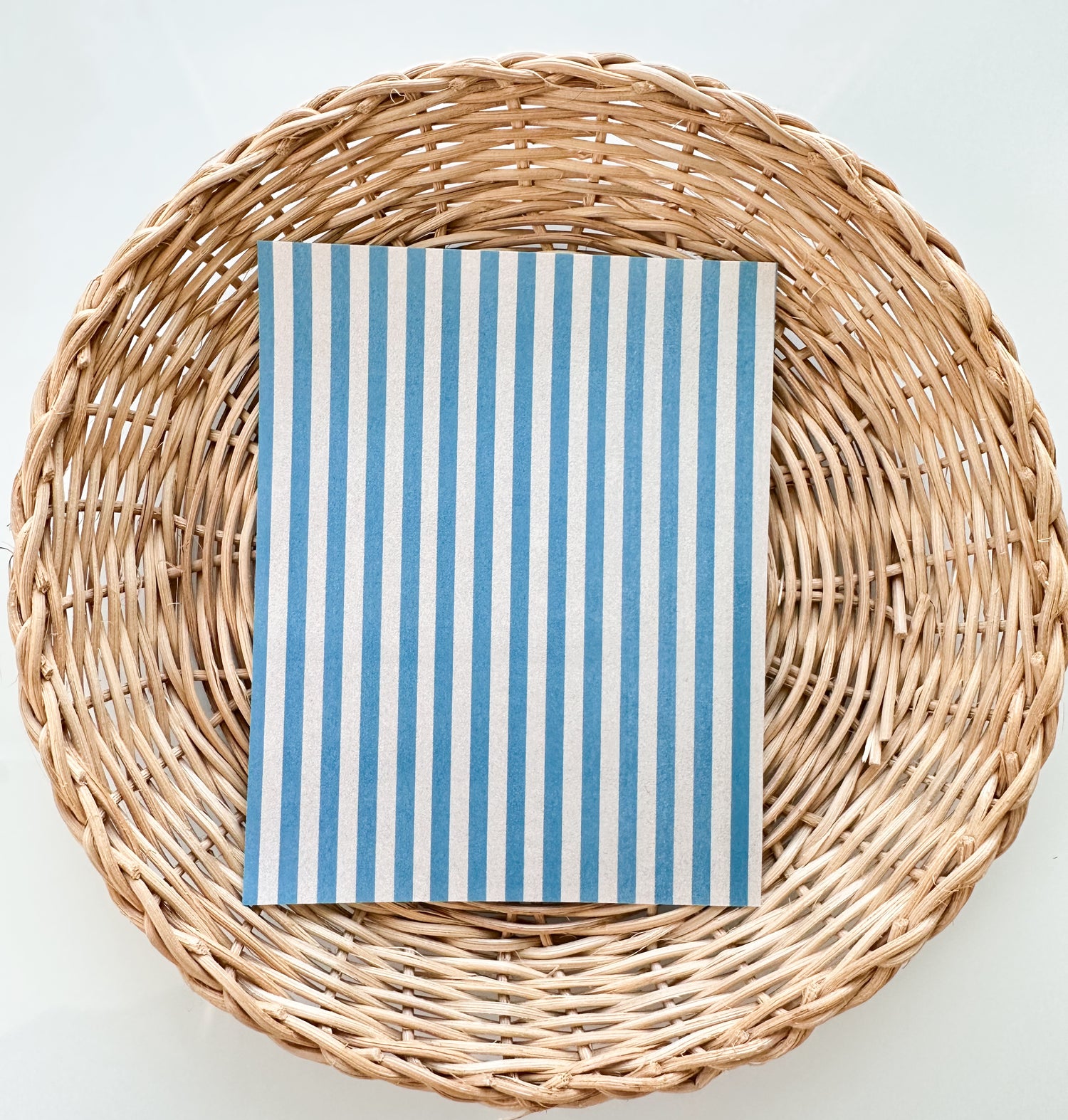 Summer 15 Cornflower Blue Stripes Transfer Paper