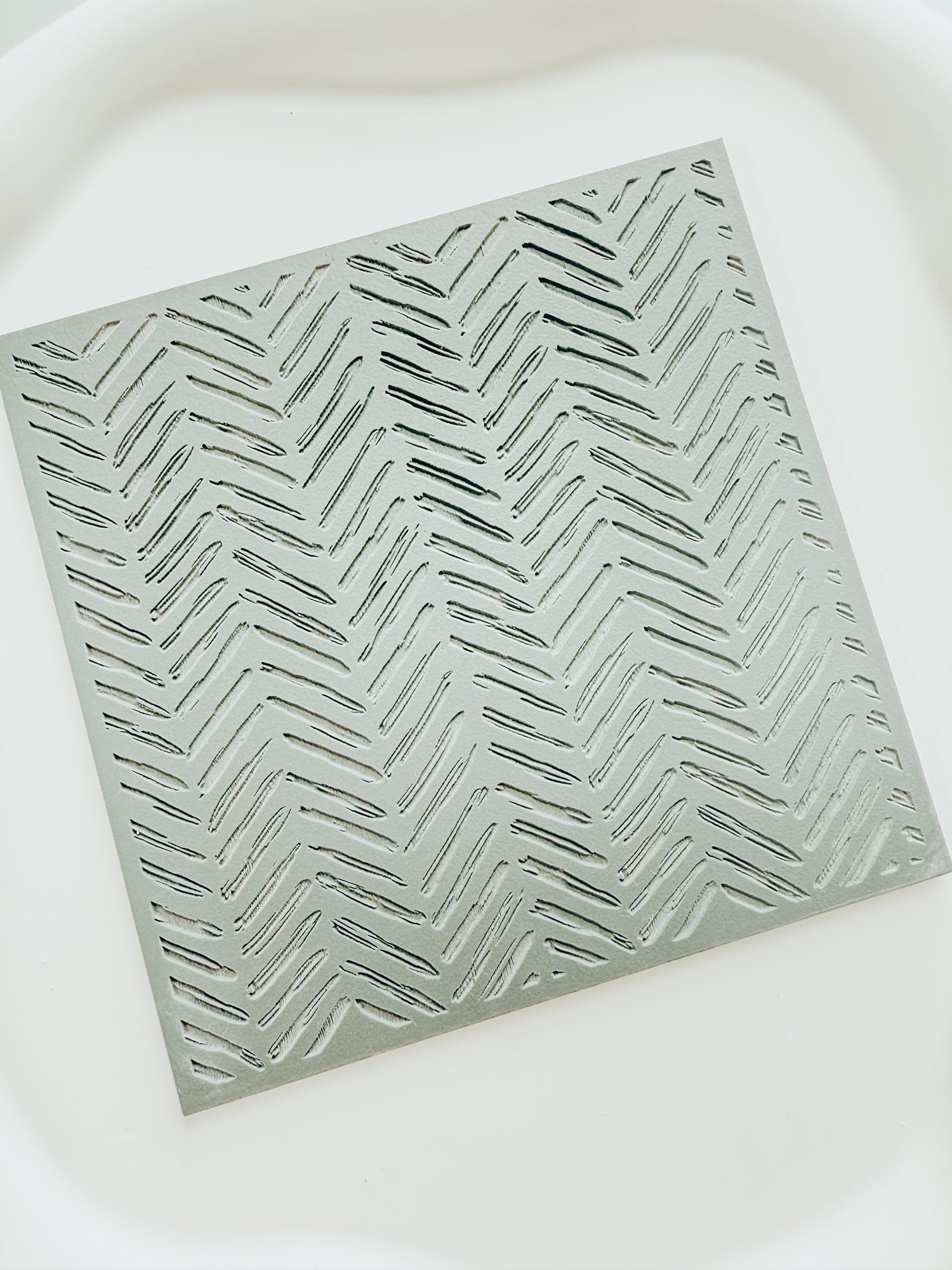 Organic Wide Herringbone Texture Mat