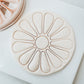 Abstract Flower Trinket Dish Clay Cutter 4.25”