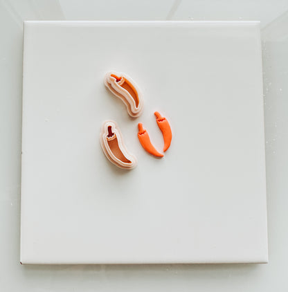 Chili Pepper Set Clay Cutter