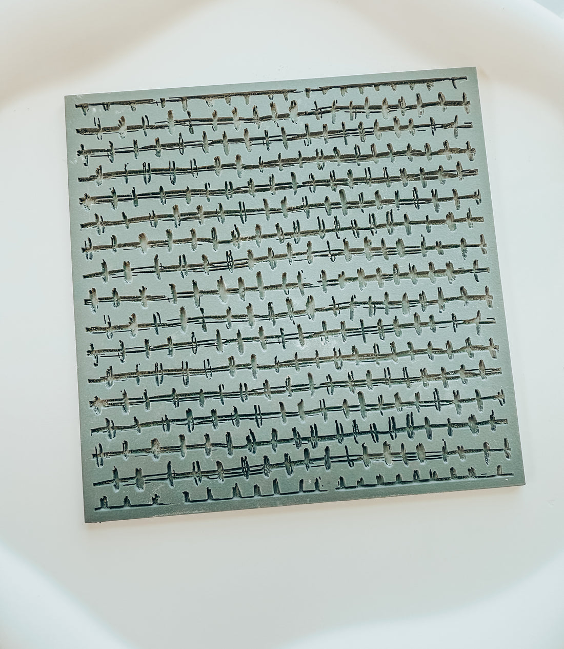 Organic Criss Cross Texture Mat