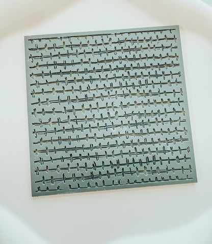 Organic Criss Cross Texture Mat