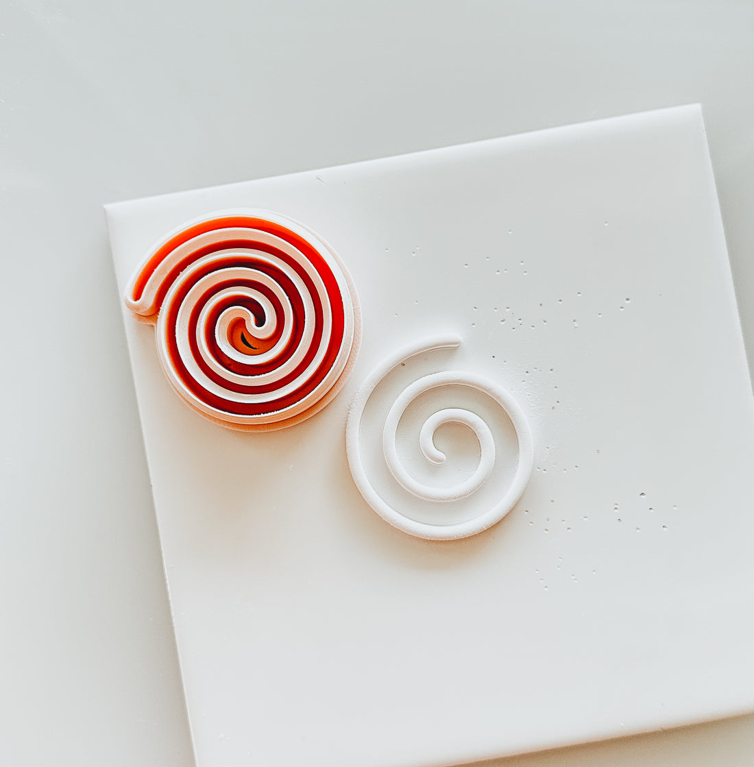 Smooth Spiral Clay Earring Cutter